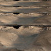 Landslide deposit in central Ophir Chasma, looking north thumbnail
