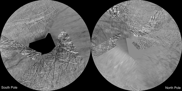 North and south pole stereographic mosaic
