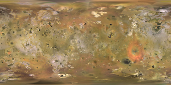 Color Galileo mosaic merged with high-resolution Voyager mosaic