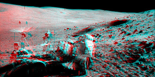 Moon Apollo Anaglyph 3D Images thumbnail