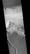 CTX Orthoimage of North Kasei Vallis Cataract thumbnail