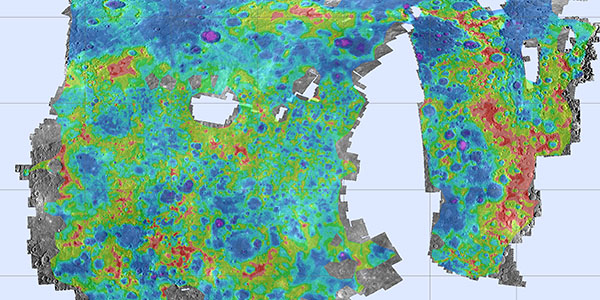 Digital elevation model generated from Mercury Dual Imaging System (MDIS) images