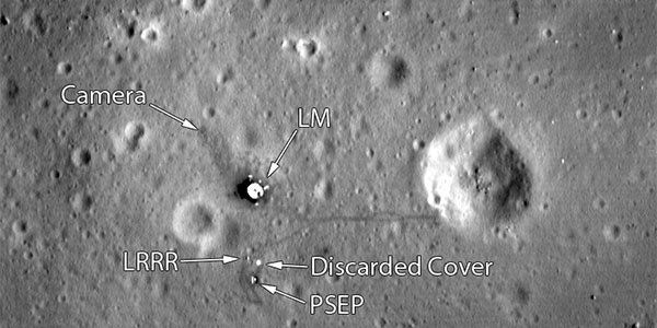 Apollo 11 Landing Site (Image credit: NASA Goddard/Arizona State University)