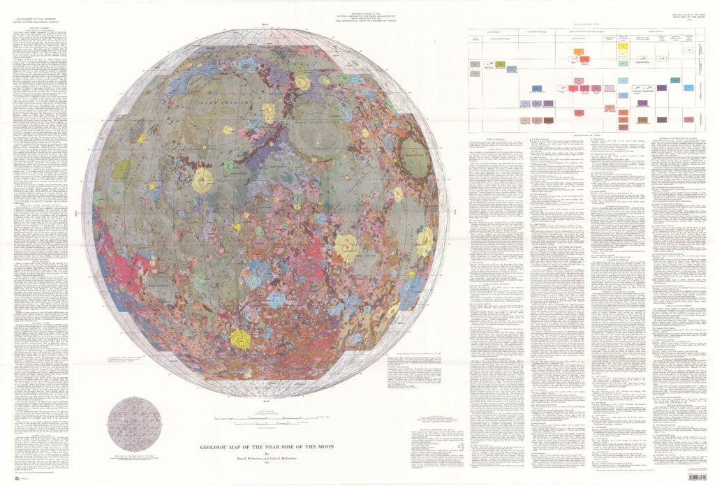 Astropedia - Moon Geologic Map of the Near Side