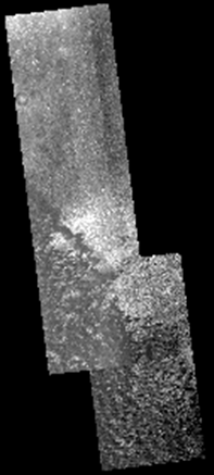 HiRISE mosaic of two observations